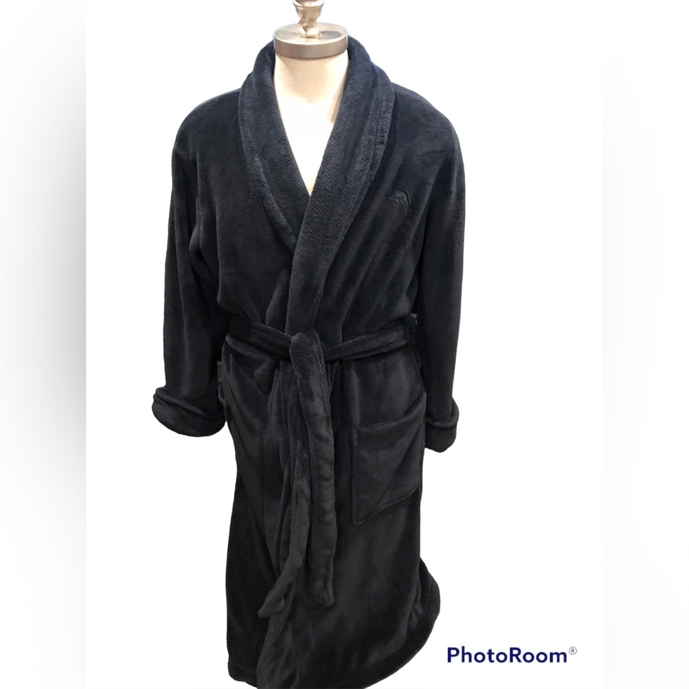 Tommy Bahama Long Bathrobe EUC Soft Terry Fleece S/Medium Warm Plush